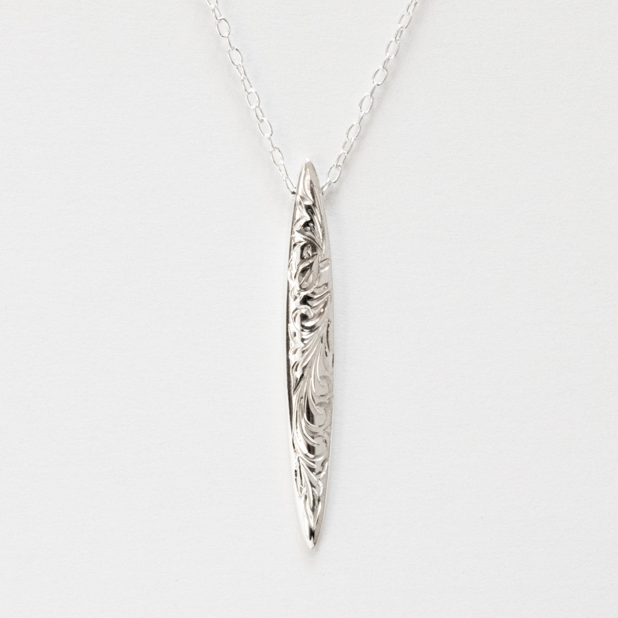 「KAI」surfboard-necklace/sv