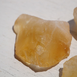天然石3個セット合計約40gシトリン(ブラジル産)ラフロック黄水晶11月誕生石 原石穴なし[ctr-220520-04] 9枚目の画像