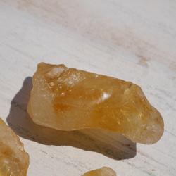 天然石3個セット合計約40gシトリン(ブラジル産)ラフロック黄水晶11月誕生石 原石穴なし[ctr-220520-04] 15枚目の画像