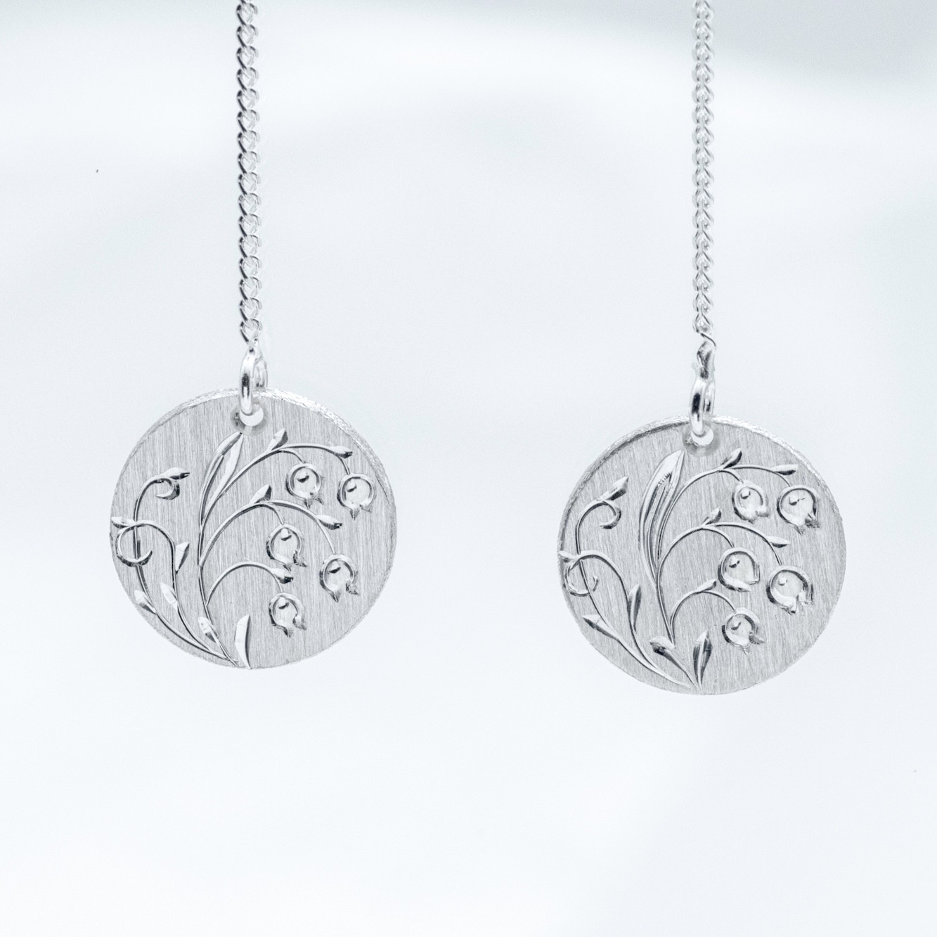 「スズラン」Lily of the valley /chain pierce/sv925