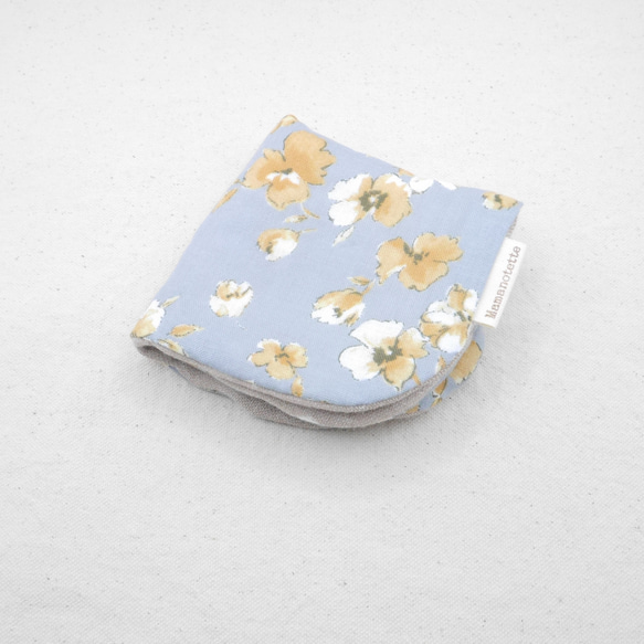 ふわもこハンカチ｜ツートーンフラワー-Two-Tone Flower-｜L・20×20cm｜ガーゼハンカチ 9枚目の画像