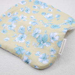 ふわもこハンカチ｜ツートーンフラワー-Two-Tone Flower-｜L・20×20cm｜ガーゼハンカチ 8枚目の画像