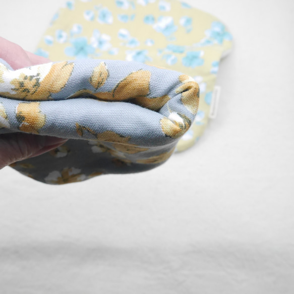 ふわもこハンカチ｜ツートーンフラワー-Two-Tone Flower-｜L・20×20cm｜ガーゼハンカチ 6枚目の画像