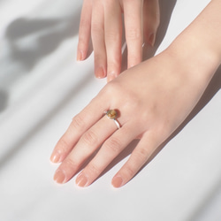 金星 | 髮晶 簡約 925純銀戒指 天然水晶寶石戒指 第1張的照片