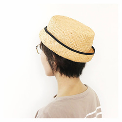 夏素材ラフィアのカンカン帽～Raffia Canoche～ 4枚目の画像