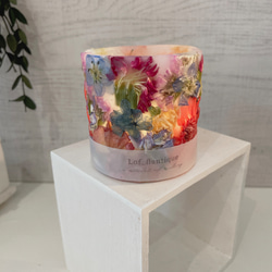 Botanical flower candle LEDティーライトキャンドル付き 送料無料 2枚目の画像