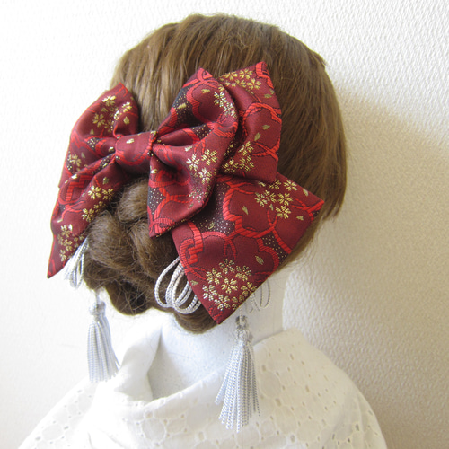 ご確認用　金襴リボン　グリーン　髪飾り　フラワーアレンジ　〆縄作り　ドールお着物 ご確認用 金襴リボン グリーン 髪飾り フラワーアレンジ 〆縄作り