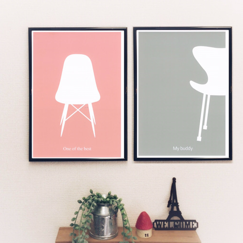 A3サイズ アート ポスター 2枚セット⭐️ポスター アート モノクロ