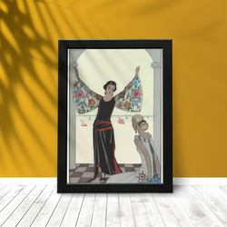 NO.393】モダンでオシャレな夏のヴィンテージファッションアート