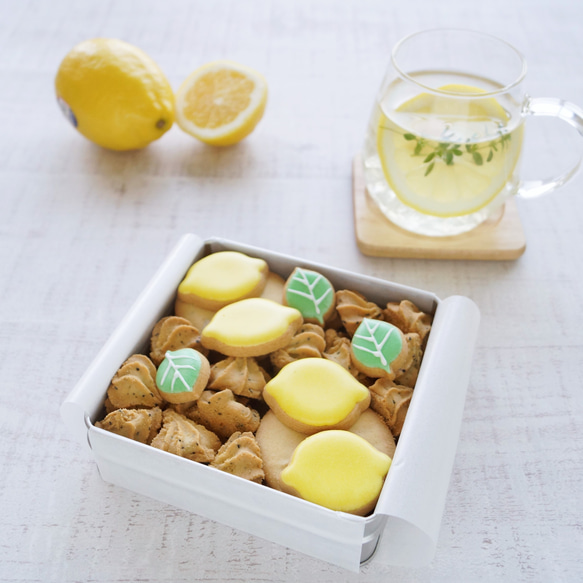 キュンと酸っぱい「レモン×レモン缶」と人気のしっとり「マドレーヌ」のセット 2枚目の画像