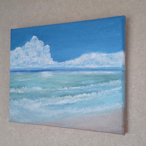 夏の海 F3 油絵 絵画 gallery Ymin 通販 13976056|Creema(クリーマ) 夏の海 F3 油絵 絵画 gallery Ymin 通販 13976056|Creema(クリーマ)