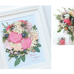 フープブーケ❤︎ホワイト 即納品可能】ウェディングブーケ 2wayフープブーケ ホワイト