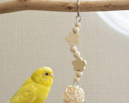 日本製 安心安全素材 天然木 木製 ウッド 鳥 インコ おもちゃ かじり