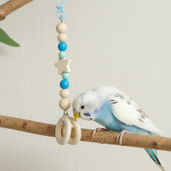 日本製 安心安全素材 天然木 ウッド 鳥 インコ おもちゃ アクリル