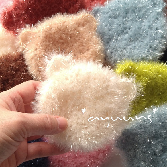 【新色追加】HI BUBBLE スポンジ*Bear たわし 1枚目の画像