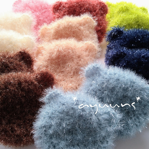 【新色追加】HI BUBBLE スポンジ*Bear たわし 4枚目の画像