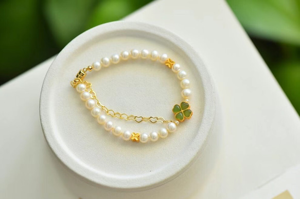 最終値下げタイムセール】四葉 クローバー型＆フラワーモチーフ