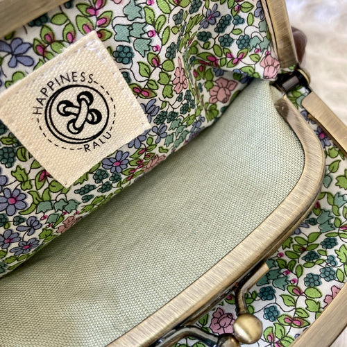 お取り置き⭐️ミナペルホネン　ハンドメイド　がま口　親子長財布　ribbon オンライン セールハンドメイド・手芸 - お取り置き⭐️ミナペルホネン