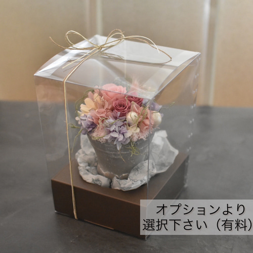フレームプリザーブドフラワーアレンジメント アートフラワー 花