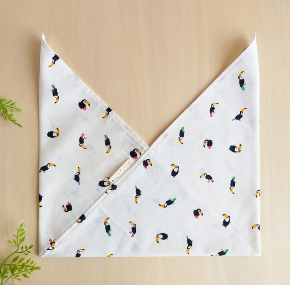 免費送貨斯堪的納維亞風格和巨嘴鳥完美尺寸 Adzuma 包 ~ 輕柔觸感 ~ 午餐袋環保袋 第4張的照片