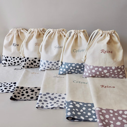 ダルメシアン柄 入園入学グッズ レッスンバッグ Marble 通販 11433272