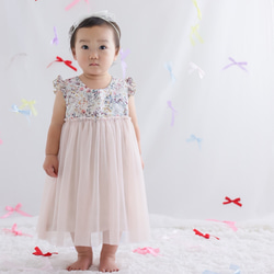 リバティ チュールワンピース Felda【90〜140】 子供服 frau