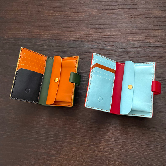 看起來像筆記本的錢包 | 21 種皮革顏色 | 顏色訂購（定制） 第3張的照片
