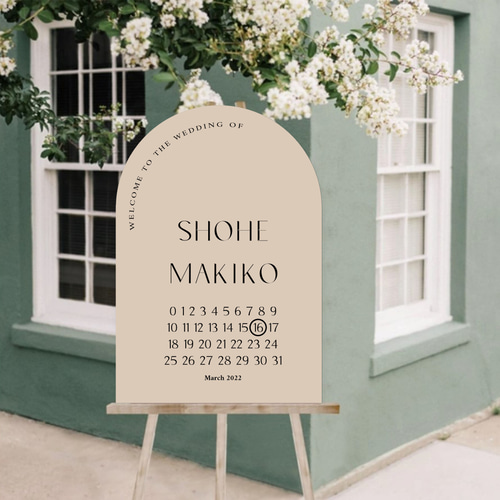 最短3日以内発送！ウェルカムボード アーチ型 ウェルカムボード lovers