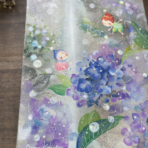 今年も逢えた紫陽花 【原画/キャンバス】 絵画 DENNY HORIMIZU 通販