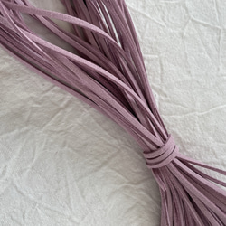 【 スエードコード 】１０ｍ 巾2.6ミリ ピンク 【G】 紐 平紐 3枚目の画像