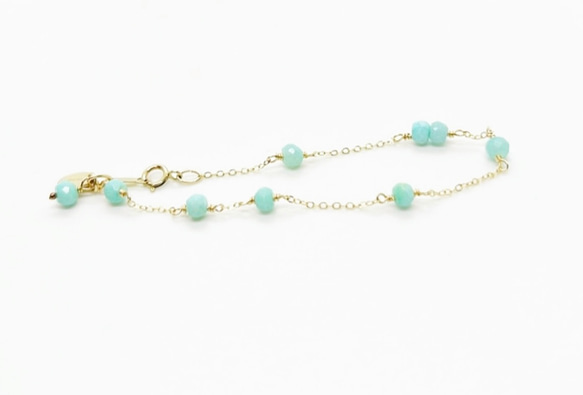 amazonite*bracelet 1枚目の画像