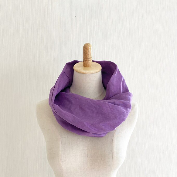 顏色可供選擇♪ 豪華亞麻圍巾 日本製造 顏色多種 A 型 第8張的照片