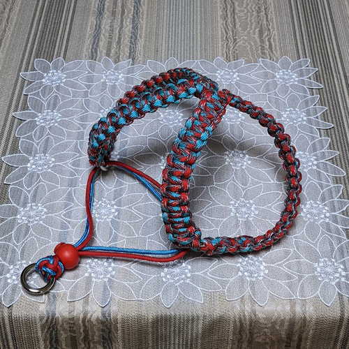 パラコード ハーネス 可愛いカモフラ色 小型犬用 お揃いのリードも