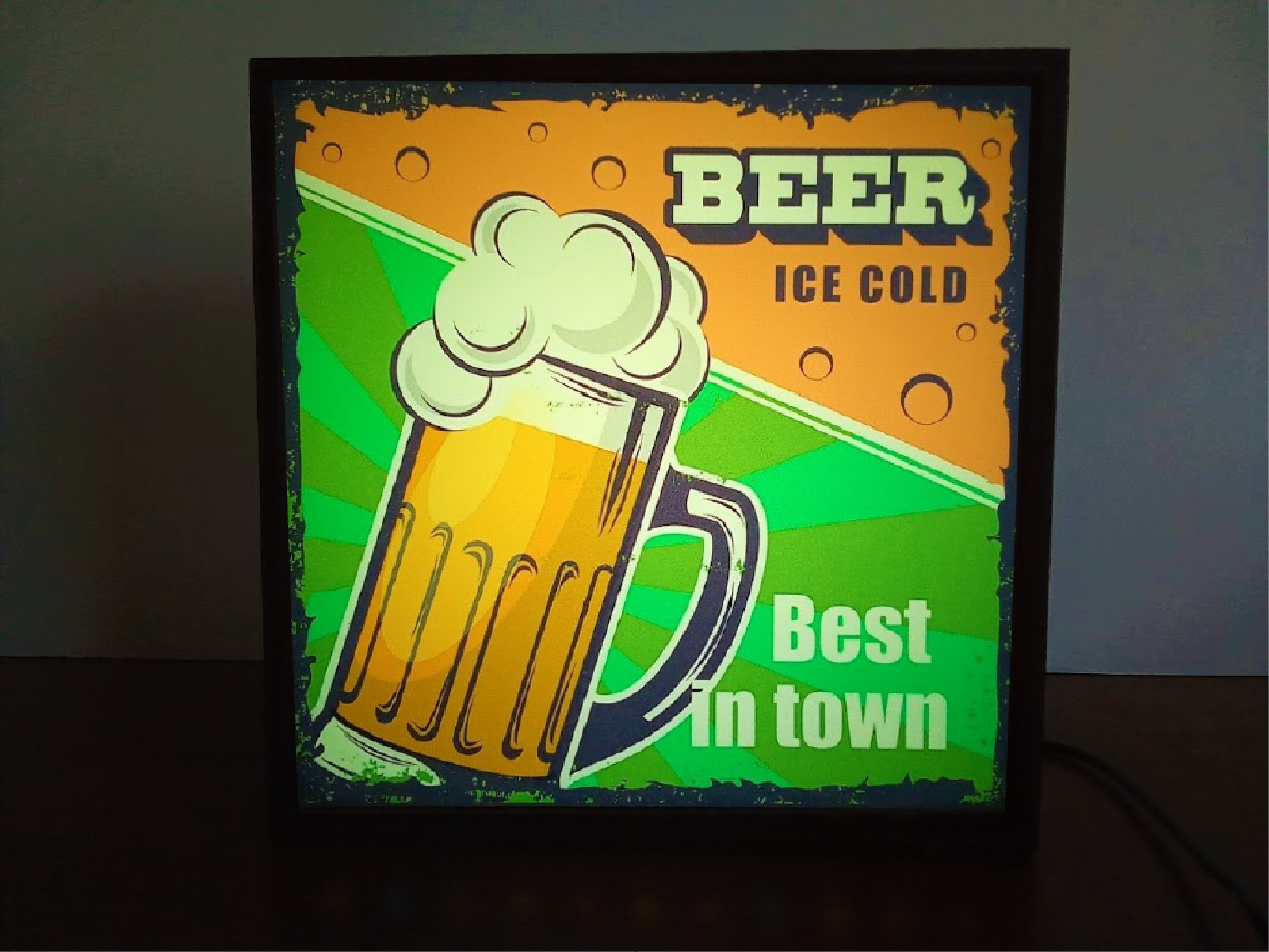 アメリカン雑貨　照明　看板　アンティーク　ビール 楽天市場】電飾看板 LED Sign ビール アメリカン クラシック