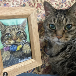 季節のお花 ミニキャンバスオーダーアート（アクリル画） 絵画