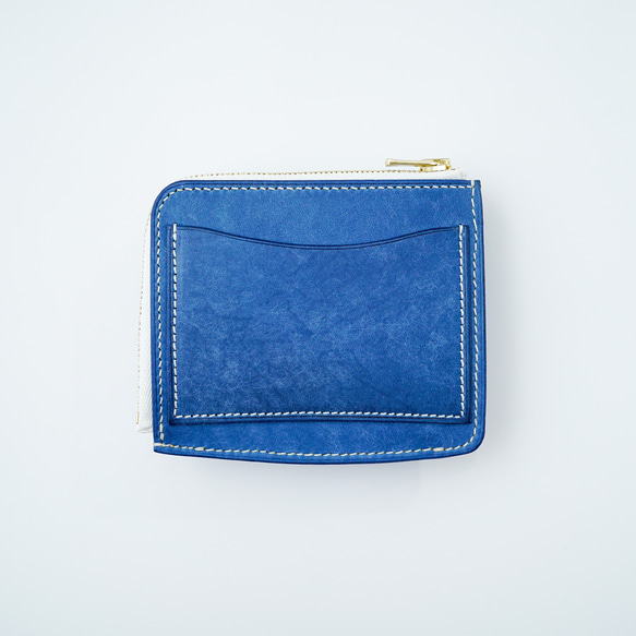 sottile mini wallet [ cobalt ] ミニ財布 コンパクトウォレット 7枚目の画像