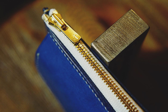 sottile mini wallet [ cobalt ] ミニ財布 コンパクトウォレット 11枚目の画像