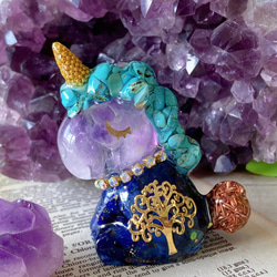 オルゴナイト ユニコーン 幸せの御守り その他インテリア雑貨