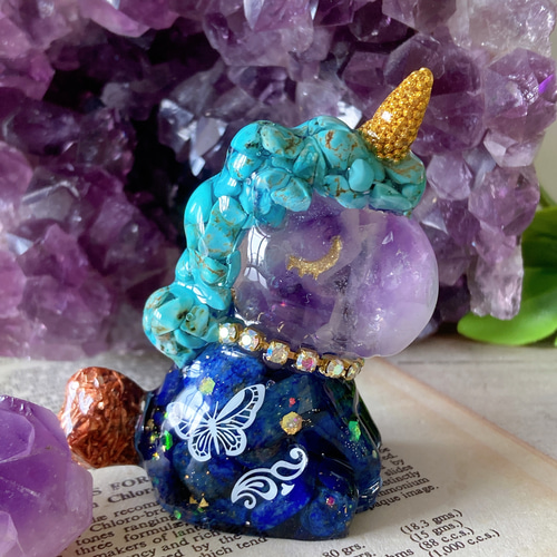 オルゴナイト ユニコーン 幸せの御守り その他インテリア雑貨