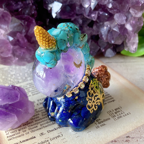 オルゴナイト ユニコーン 幸せの御守り その他インテリア雑貨