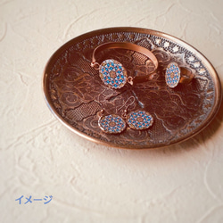 銅のお皿（ガラムザニー）Φ15ｃｍ【GHALAM ZANI -011】 10枚目の画像