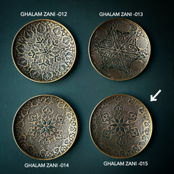 銅のお皿（ガラムザニー）Φ20ｃｍ【GHALAM ZANI -015】 6枚目の画像