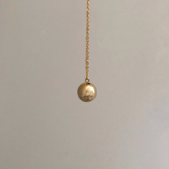 Metal ball necklace 3枚目の画像