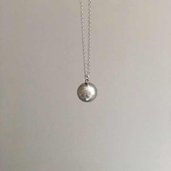 Metal ball necklace 4枚目の画像