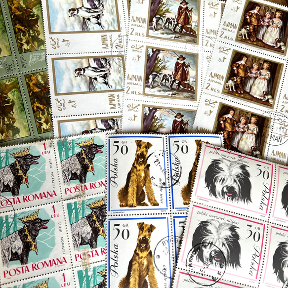 世界の切手~犬・dog~20枚☆使用済み切手・海外切手 4枚目の画像