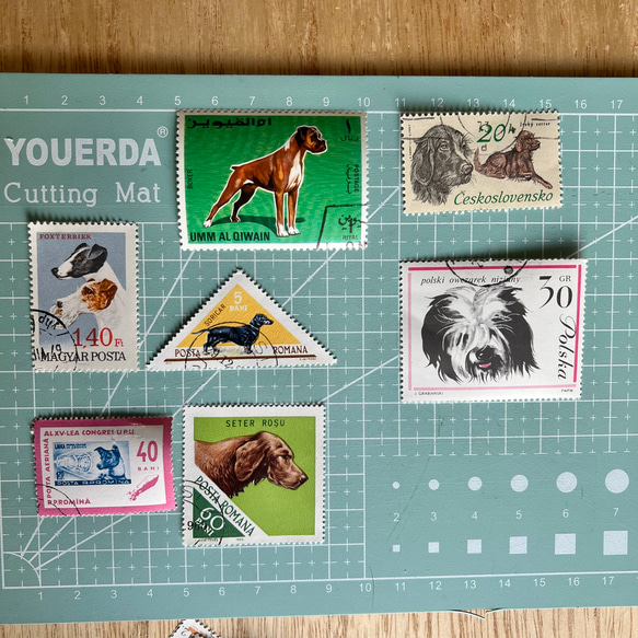 世界の切手~犬・dog~20枚☆使用済み切手・海外切手 5枚目の画像
