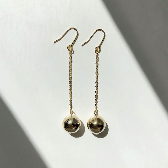 Metal ball pierce / earring 4枚目の画像