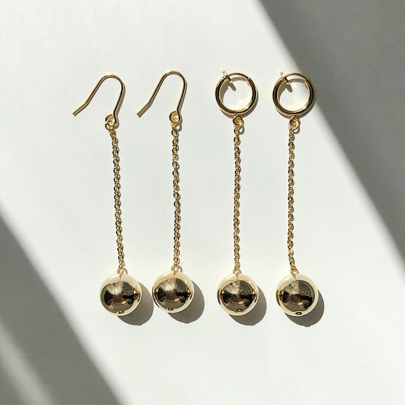 Metal ball pierce / earring 3枚目の画像