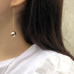 Metal ball pierce / earring 6枚目の画像