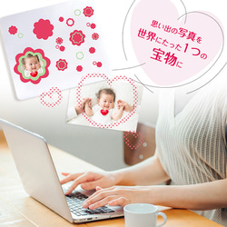 父の日  ギフト お祝いに 子供 写真マウスパッド 記念日 プレゼント gp-mousepad01-de 4枚目の画像